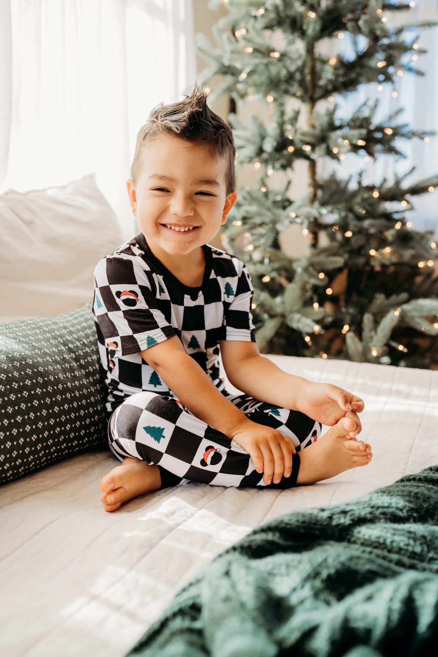 Checkered Mickey Pajamas