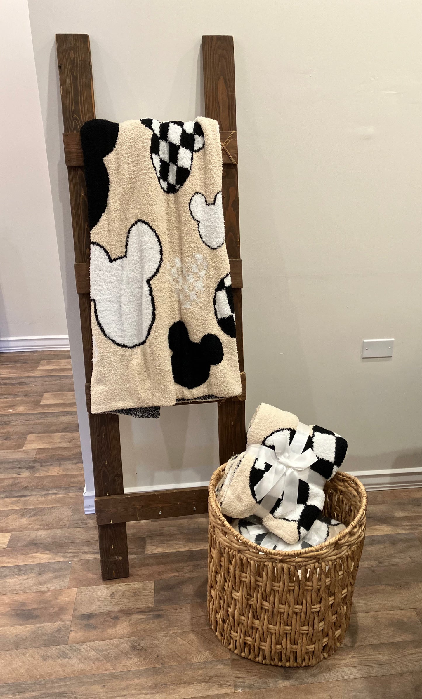 Neutral Minky Blanket