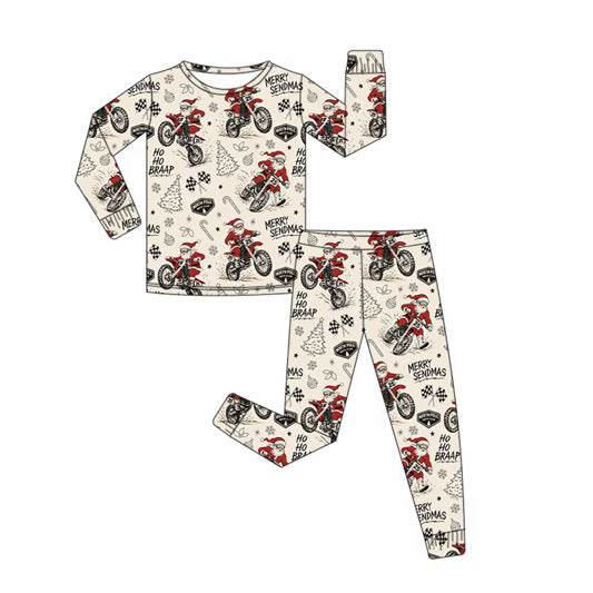 Moto Santa Bamboo Pajamas