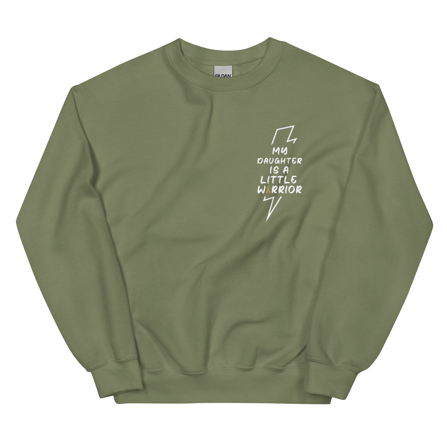 My Daughter is a Little Warrior Crewneck