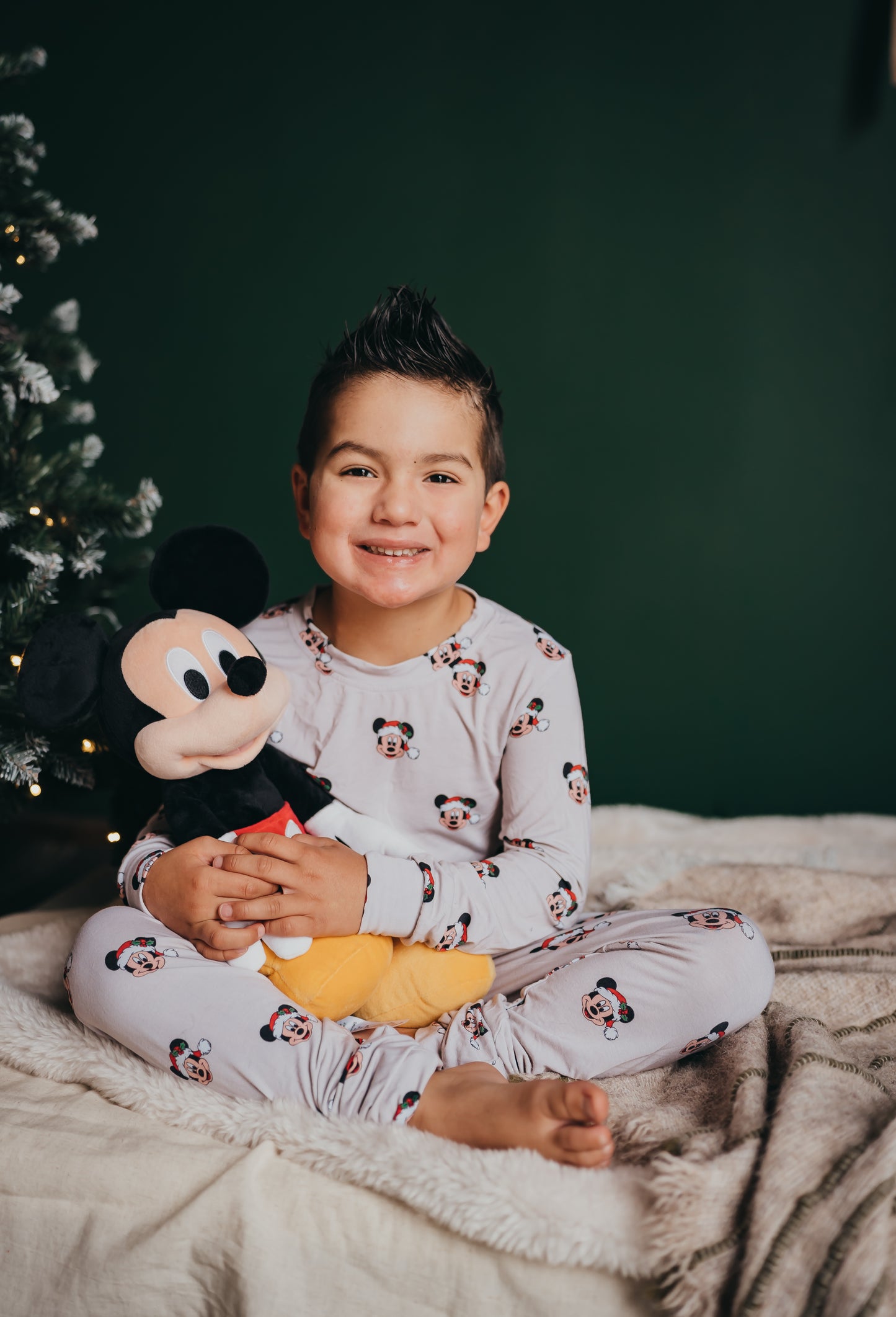 Santa Mouse Bamboo Pajamas