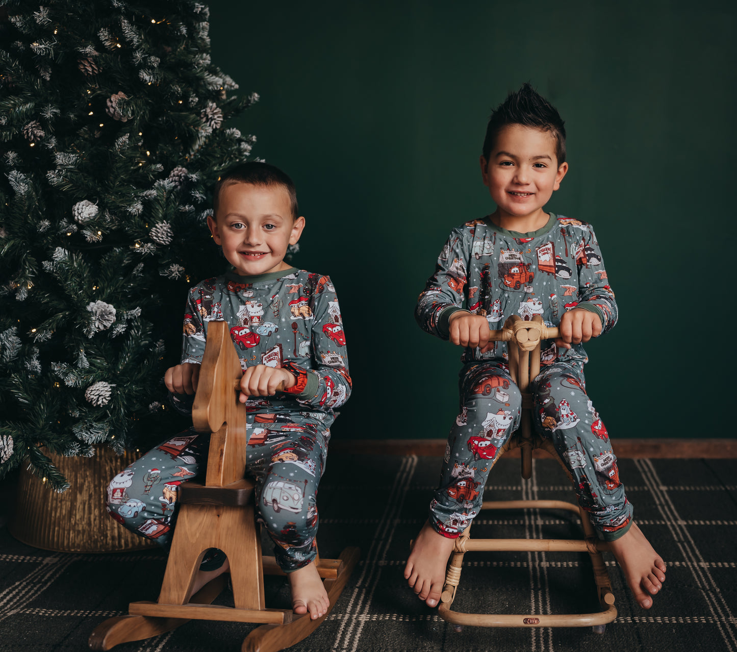 Cars Christmas Bamboo Pajamas