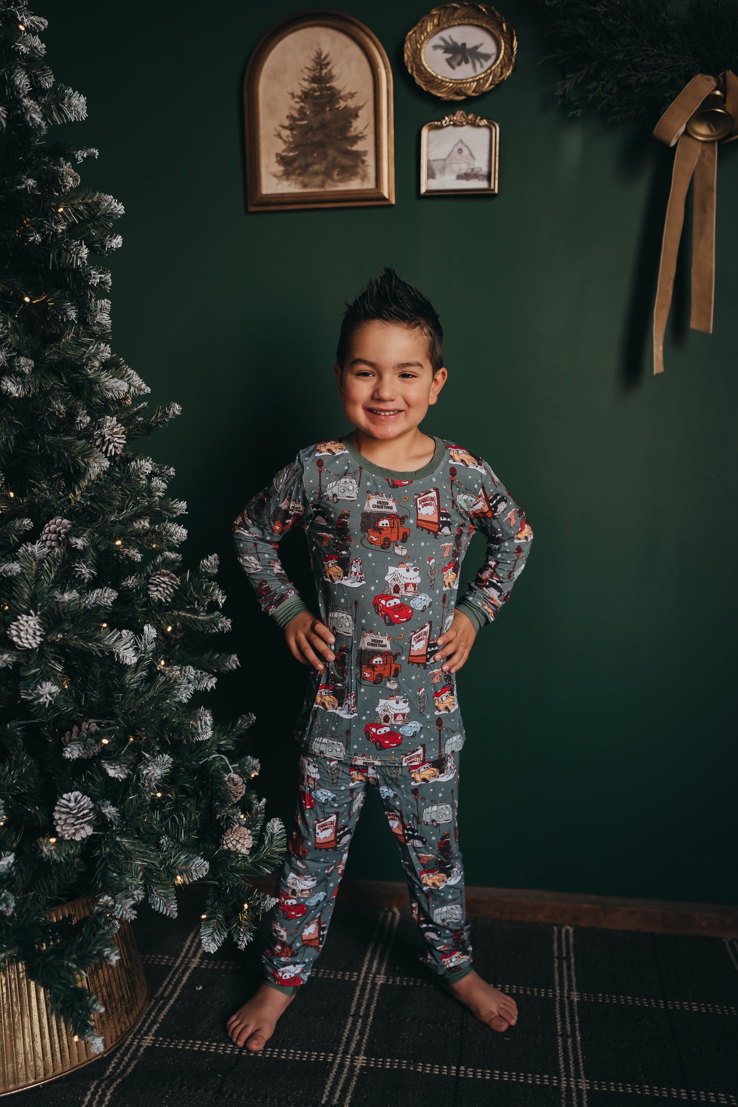 Cars Christmas Bamboo Pajamas