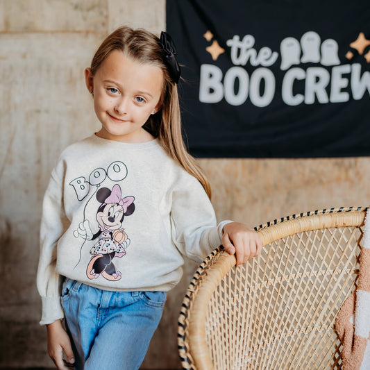 Boo Minnie Crewneck