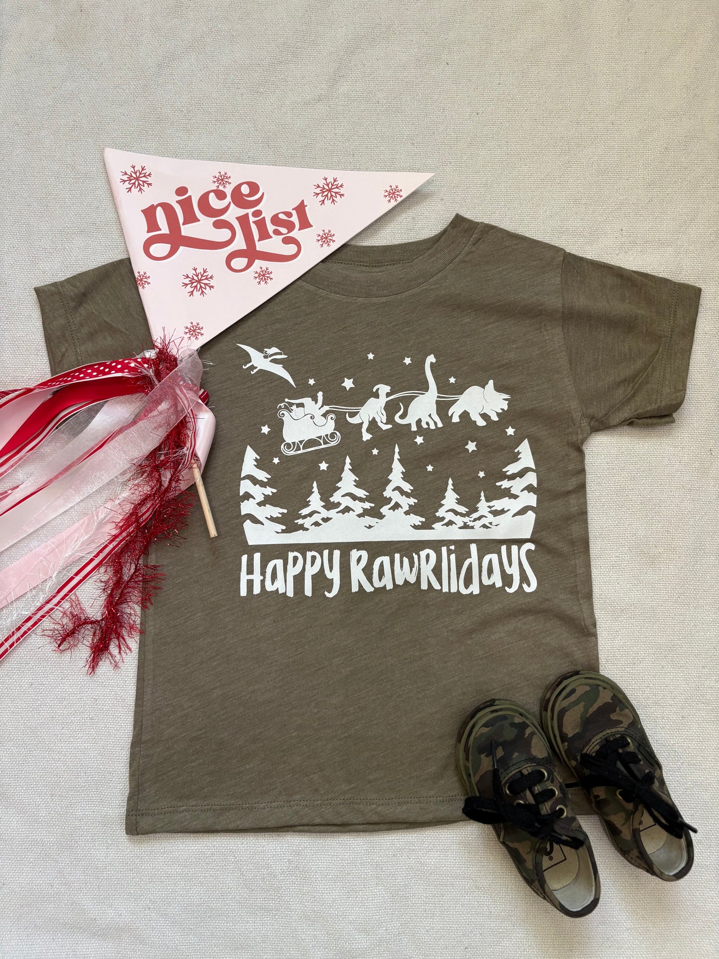 Happy Rawrlidays Tee