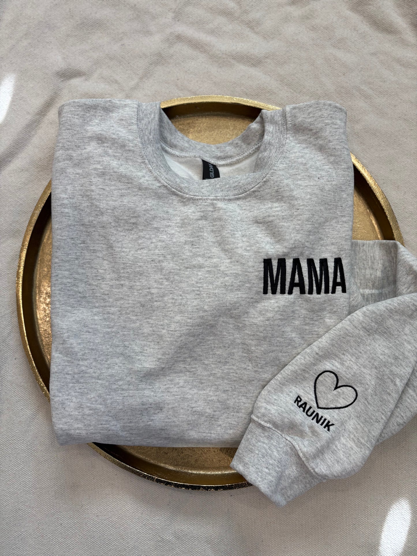 Embroidered Custom Mama Sweatshirt