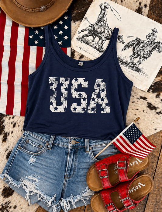 USA Women’s micro-rib Tank