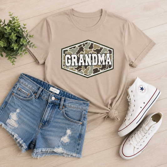 Grandma Camo Tee