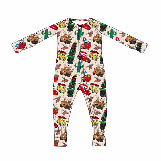 Christmas Cars Bamboo Pajamas