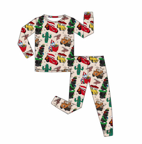 Christmas Cars Bamboo Pajamas