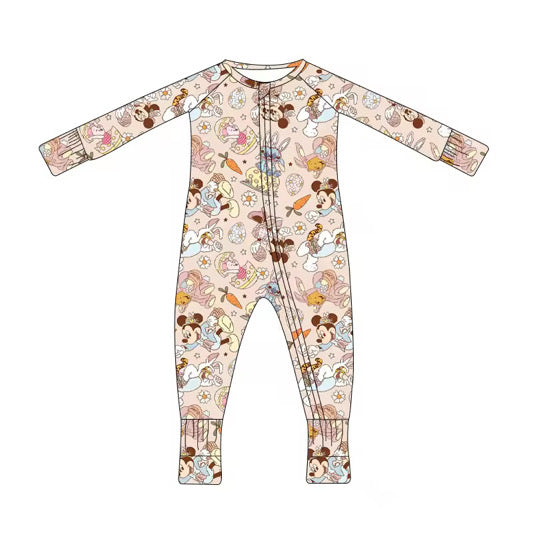 Pink Easter Mouse Bamboo Nightgown