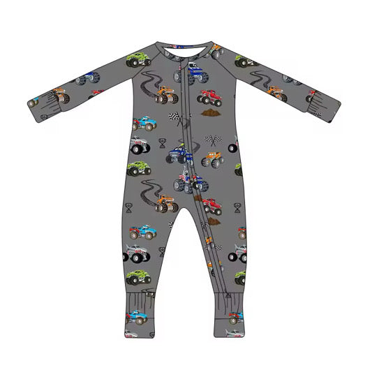Monster Trucks Shorts Bamboo Pajamas