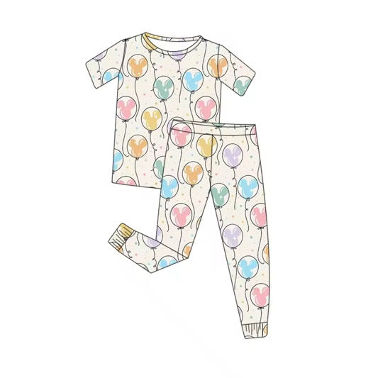 Mouse Balloons Bamboo Pajamas