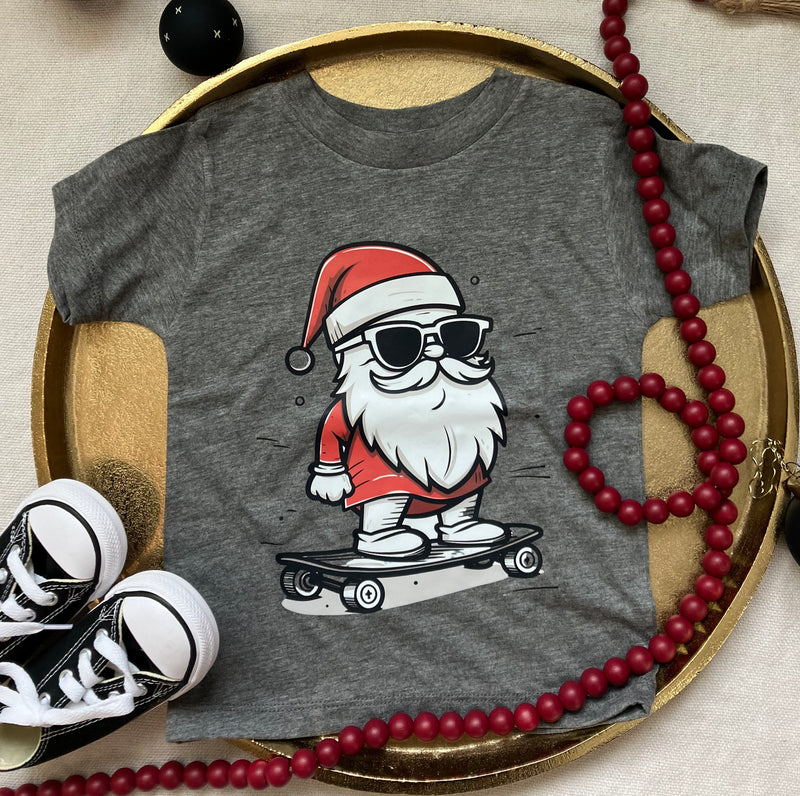 Santa on a Skateboard