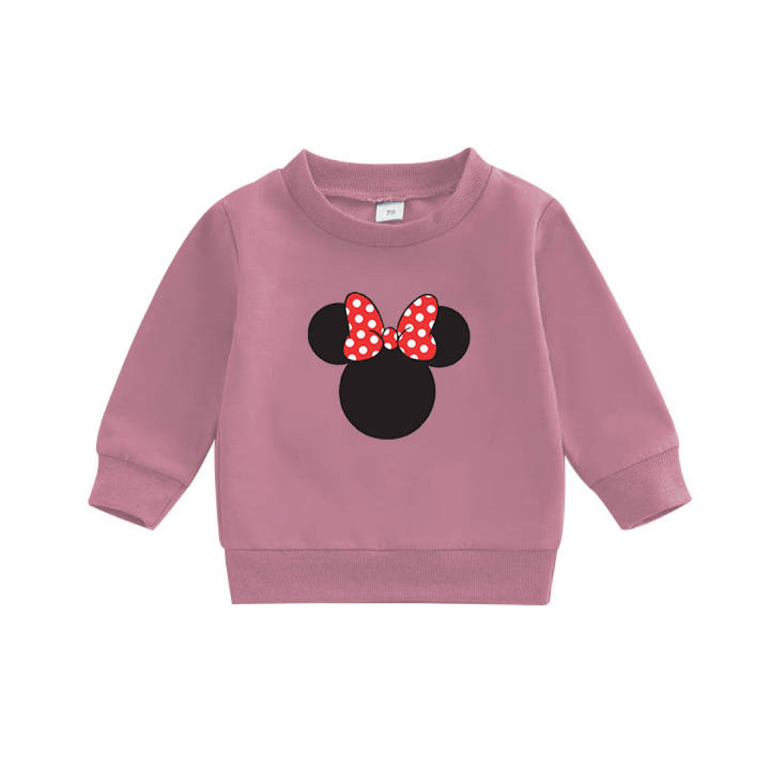 Embroidered Minnie Crew Neck