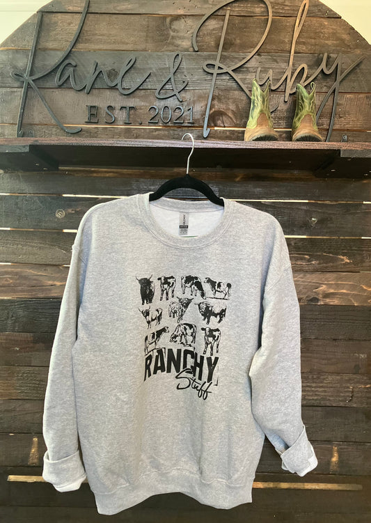Ranchy Stuff Crewneck