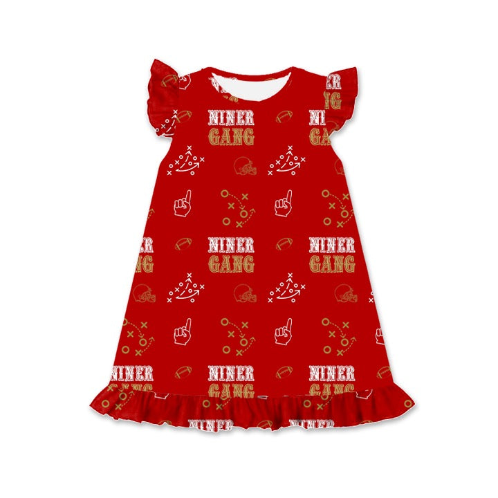 Red Niner Gang Nightgown