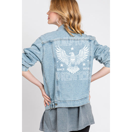 Boyfriend Fit Denim Jacket